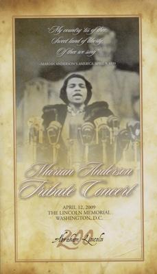 Marian Anderson Tribute Concert, April 12, 2009.