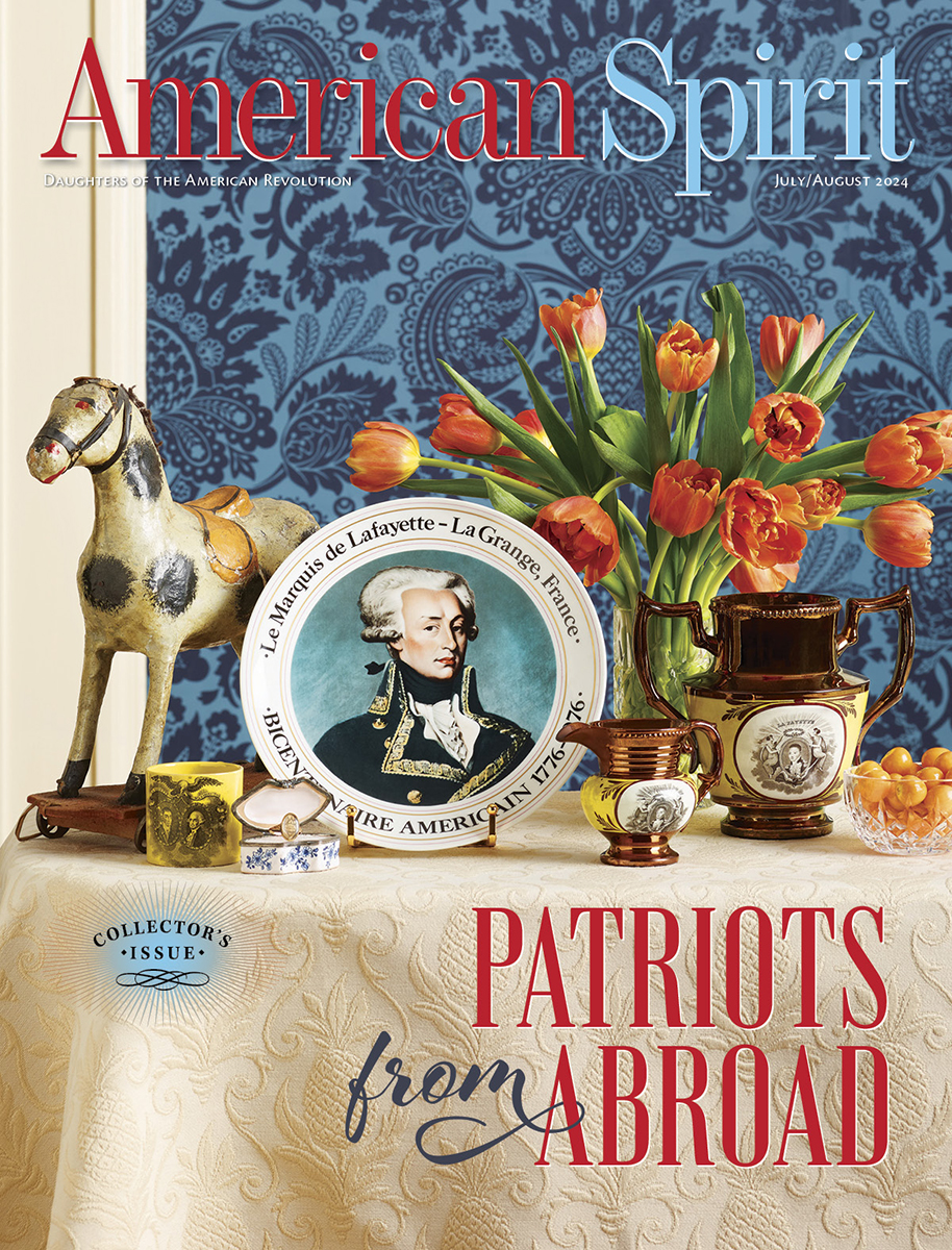 American Spirit cover with the DAR Library on it 